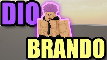 DIO BRANDO In Skill Builder V2 (Jujutsu Shenanigans)