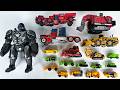 Ultimate Transformers Clash: Rise of OPTIMUS PRIMAL vs DEVASTATOR Constructicons Combine Giant Robot