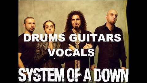 System Of a Down - Toxicity - Backing Track no bass (only drums guitars vocals)