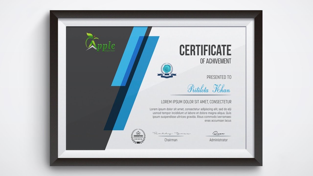 Made certificate