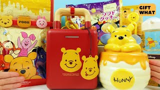 ASMR Unboxing Winnie the Pooh Kitchen Gadgets and Snacks for Relaxation and Nostalgia 【 GiftWhat 】