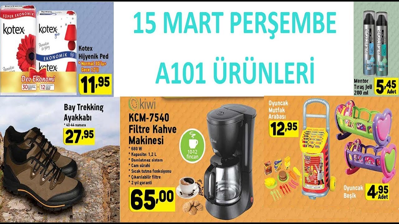 15 MART 2018 PERŞEMBE A101 ÜRÜNLERİ A101 15 MART A101 AKTÜEL YouTube