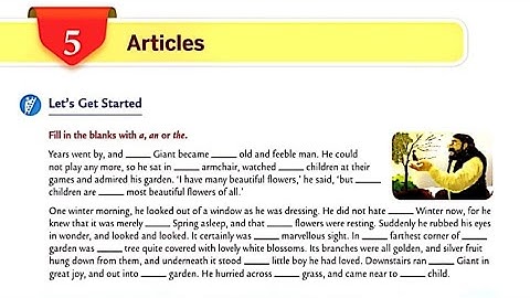 Articles | Ch-05 | Class-08 | Collins English grammar and composition book | Explain by R.N Mandal