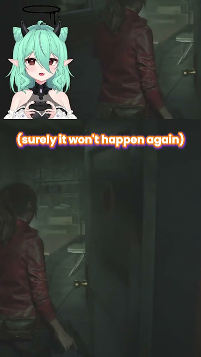 self jumpscare #Vtuberclip #ENVtuberclip #vtuberenclip #twitchclip #RE2 #envtuber #re2remake #vtuber