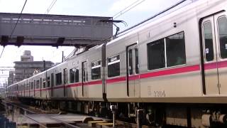 【新旧銀電併結！】名鉄3300系3304F+3150系3168F  急行豊橋行き  呼続駅通過