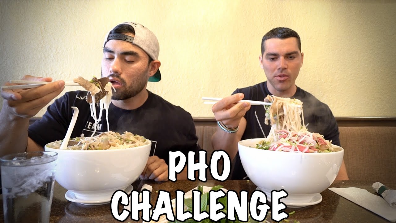 Massive Pho Challenge 8 Pounds Of Food Youtube