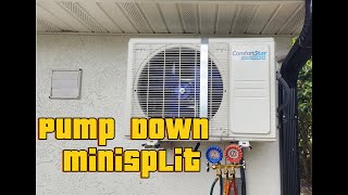 How to Pump Down a Mini Split (Step by Step)#hvac #pump #minisplit