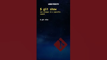 11. 💻🚀 monitor git history : git show @LinuxTechTV pro Git