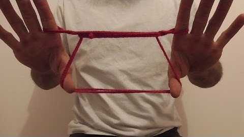 Upside Down Cup And Saucer String Figure/String Trick - Walkthrough