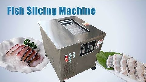 Fish slicing machine | meat fish cutting machine | automatic salmon slicer  | fish fillet machine