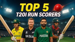 Most Runs in T20I History 🏏 | Top 5 Run Machines | Part 2