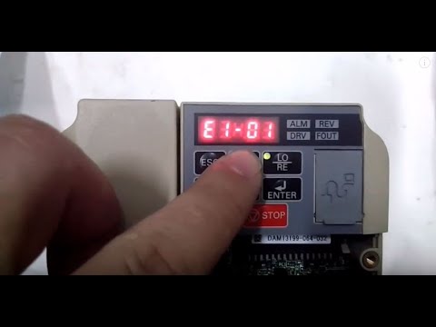 كيفيه ضبط اعدادات انفرتر ياسكاوا Yaskawa مع المحرك Parameters