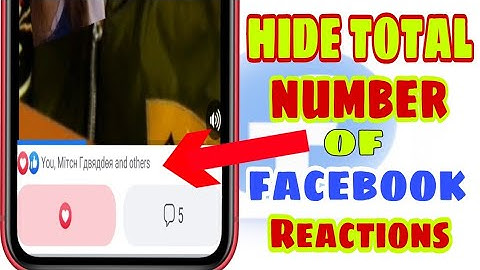 HOW TO HIDE TOTAL NUMBER OF REACTIONS ON FACEBOOK POST