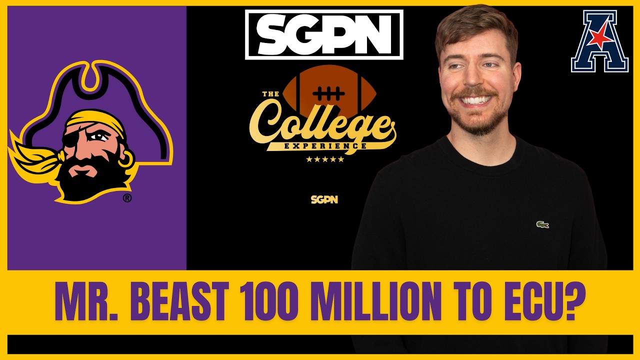 Mr. Beast Giving East Carolina 100 Million For Football? - YouTube