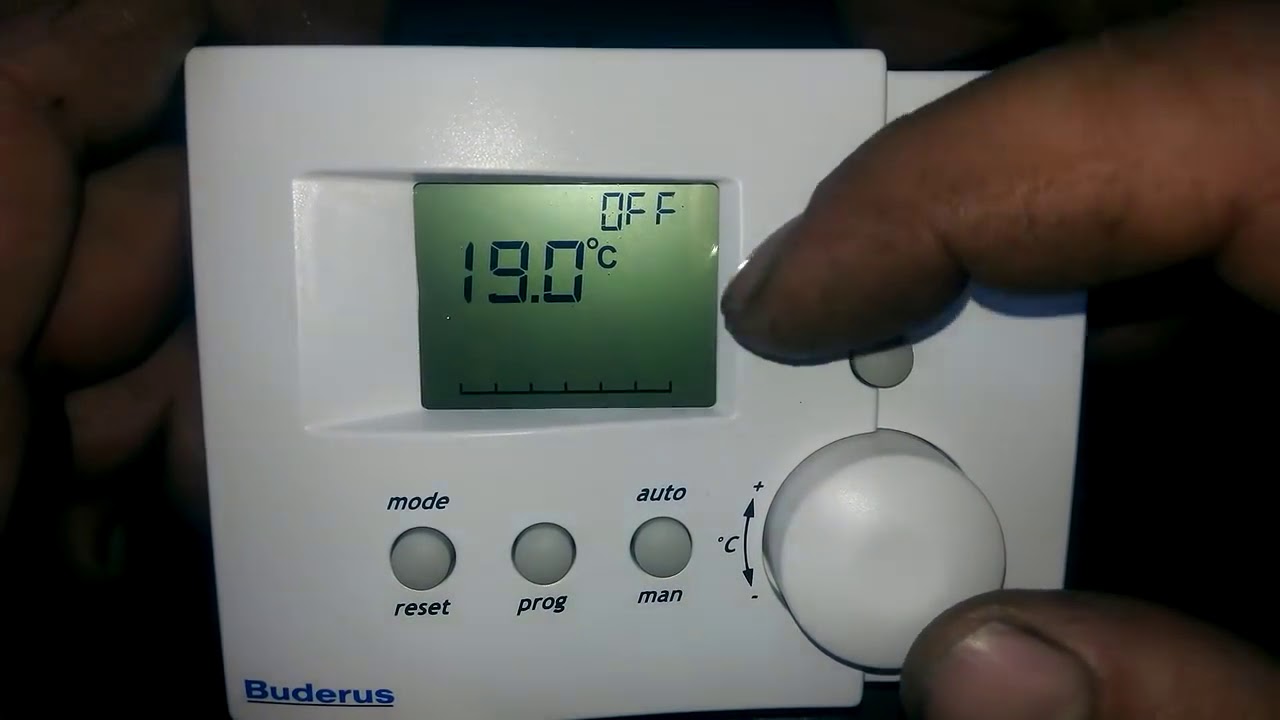 Buderus gb012 uyumlu kablosuz oda termostatı