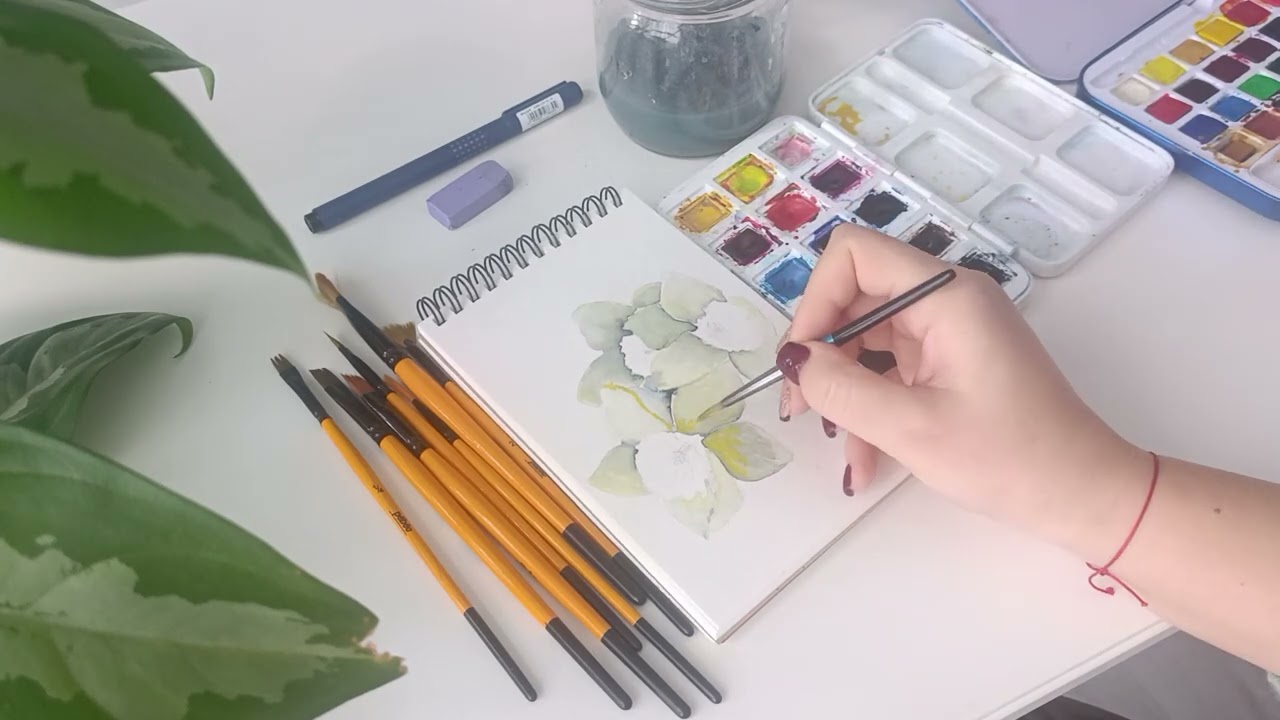 Painting a Narcissus (Daffodil) in Watercolor | Step-by-Step | Watercolor for Beginners