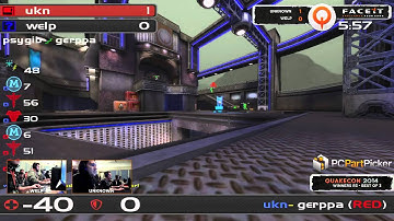 UNKNOWN vs WELP - QuakeCon 2014 CTF (Winners R3)