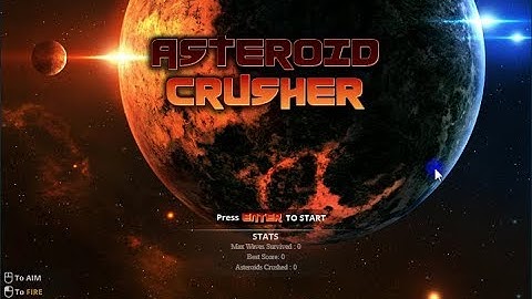 Asteroid Crusher (Action Game)