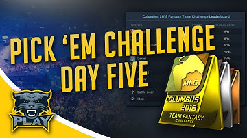 MLG Columbus 2016 - Day Five - Team Pick 