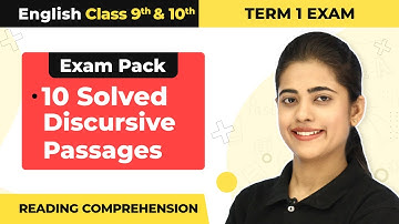 Discursive Passages MCQs (10 Solved) | Class 9 & 10 English Reading Comprehension 2022-23