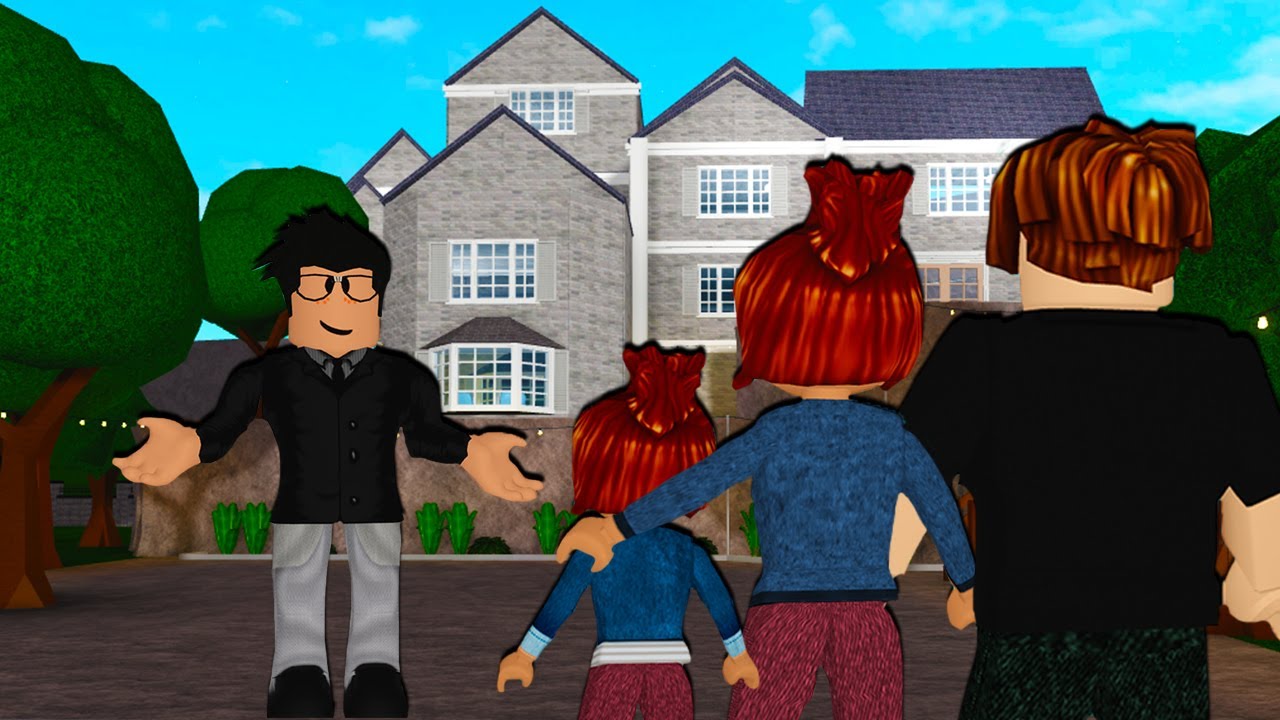 Broke Family Go To Dinner At A Rich Guys Mansion Poor To Rich Ep 2 Bloxburg Youtube - roblox bloxburg rich family rp