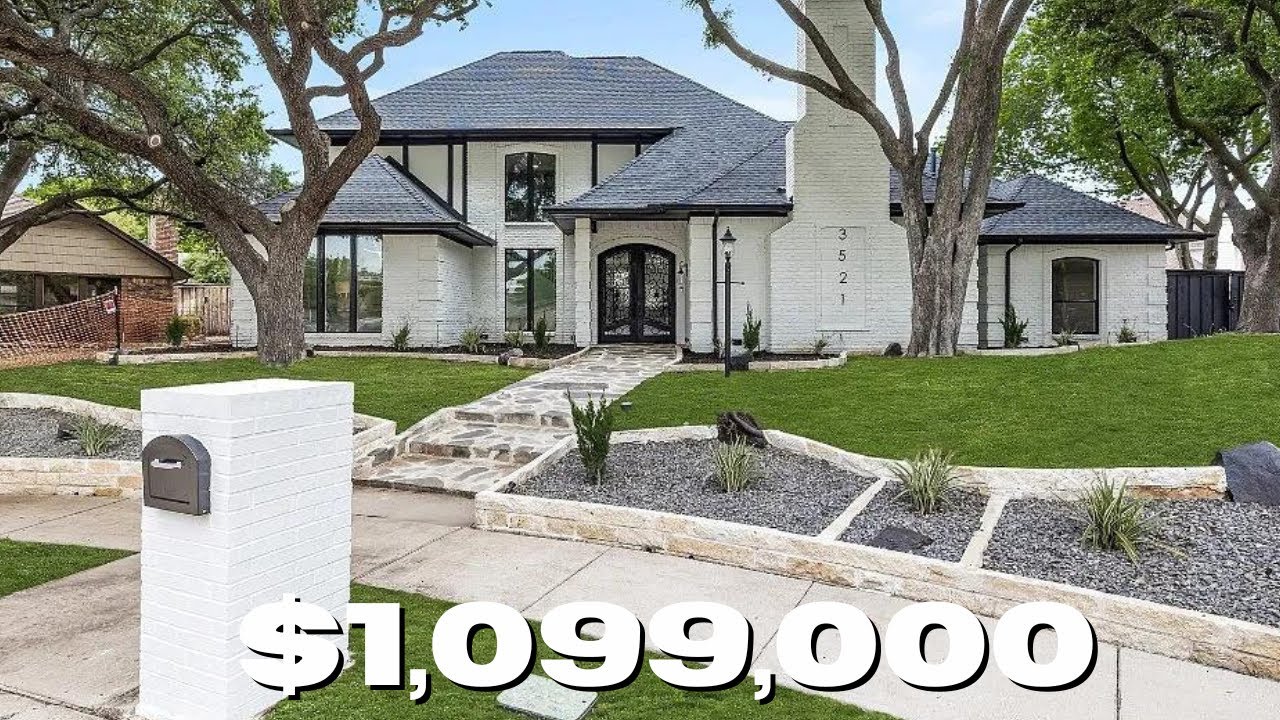 TOUR A 1M MODERN HOME Texas Real Estate Dallas, Tx Dallas