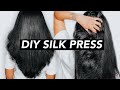 DIY Silk Press on Natural Hair After 1 YEAR