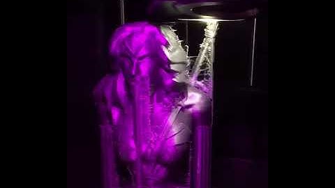 Wonder Woman 3d printing on the Makerbot Replicator +