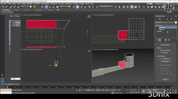 3ds Max Mech Spider Leg Speed modelling