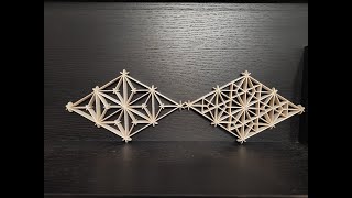 Kumiko patterns - part 7  hexagonal pattern