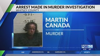 Man arrested for alleged murder in Whitley County
