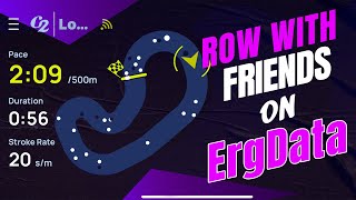 How to Row with a Friend using the Concept2 ErgData app