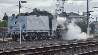 K160 second mainline test run at Newport
