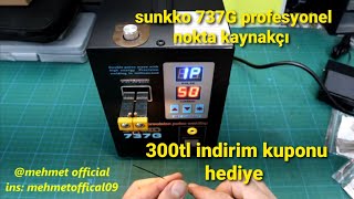 Sunkko 737G 220 V Profesyonel Nokta Kaynakçı Inceleme Kullanım Detayları
