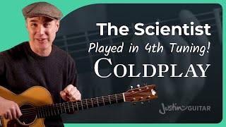 How to Play The Scientist by Coldplay on Acoustic Guitar * 4th Tuning * screenshot 5