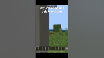 Day 596 of making ugly transitions