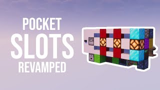 Pocket Slots: Ultra-Compact Redstone Lamp Slot Machine Tutorial | Java Edition #minecraft #redstone