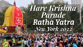 Hare Krishna Parade and Festival Ratha Yatra Festival of the Chariots New York City 2022