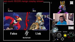 Aklo (Link) vs. Achoo (Falco) - Uncle Sam's Maple Syrup #25 screenshot 5