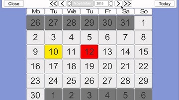 uCalendar Pro for Unity 5 - On Asset Store