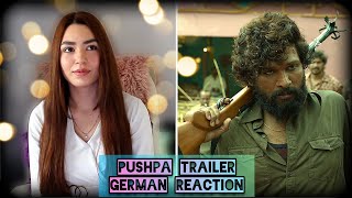 Pushpa Official Trailer | Allu Arjun | German Reaction