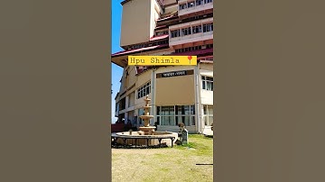 Himachal Pradesh University Shimla❤️ #ytshort #youtubeshorts  #hpu