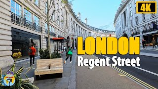 Regent Street London | Look Around London 4K