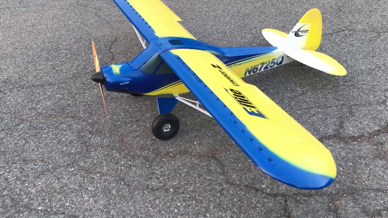 EFLITE CARBON Z CUB WITH ESS AIR MODULE, NEW MODS! 😱 - YouTube