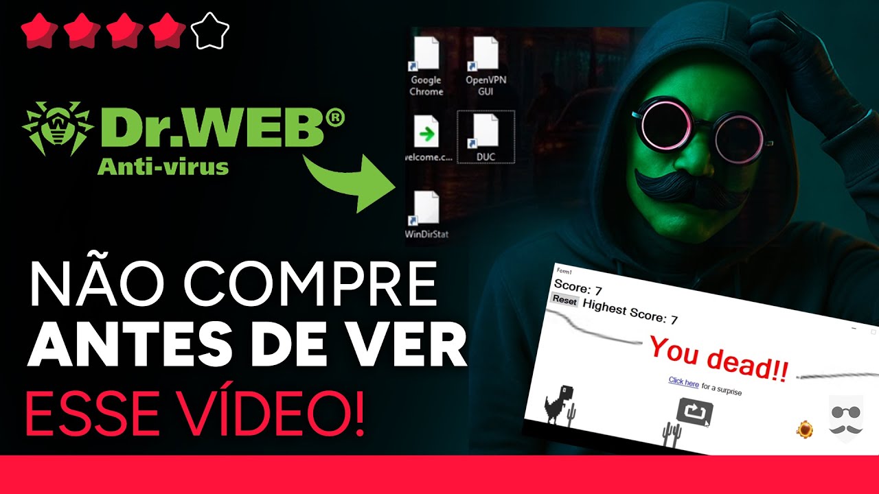 O ANTIVIRUS DR WEB É BOM? TESTANDO ANTIVIRUS #02