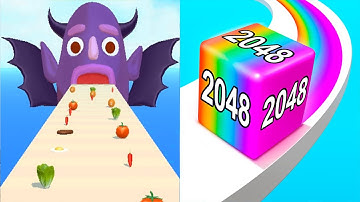 Sandwich Runner VS Jelly Run 2048 - All Levels Gameplay Android iOS Ep 2