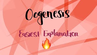 Oogenesis 🔥| Class 12 | Human Reproduction | in 4 minutes | Answer Key