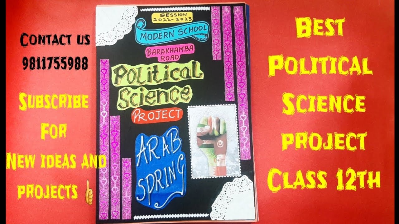 arab spring project class 12th #politicalscienceproject #schoolproject ...