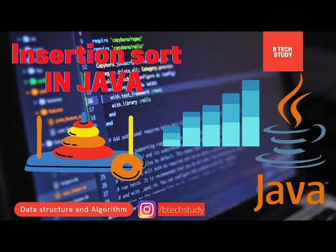 Insertion sort in java || Data Dtructure and Algorithm