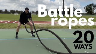 20 Battle rope exercises for Bootcamp and personal Trainers screenshot 5